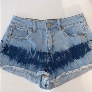 blue pacsun shorts, barely worn, good condition